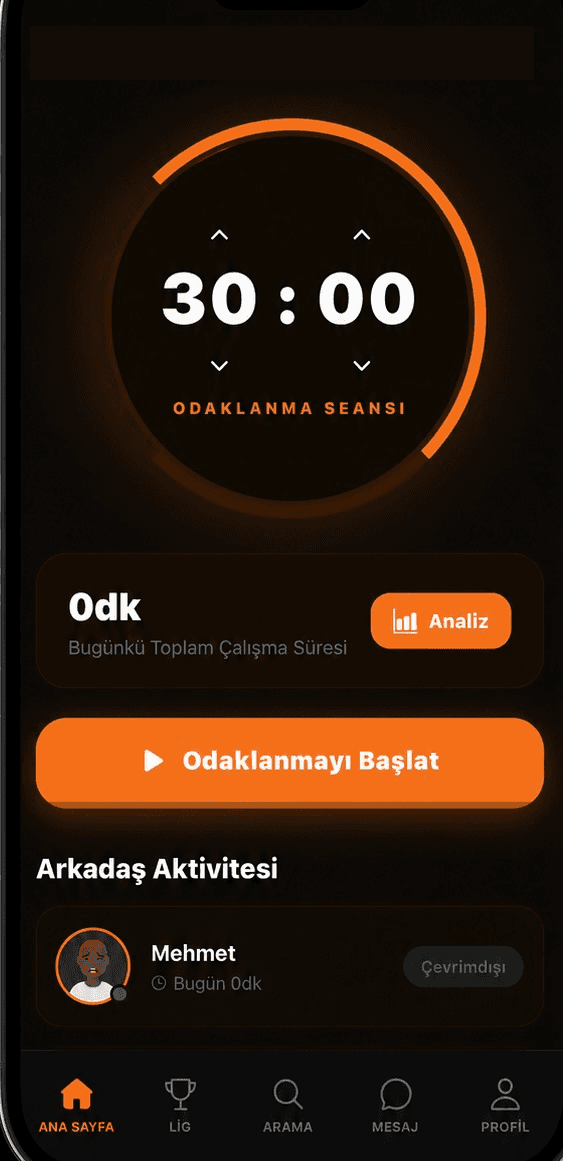 Mindo uygulamasında canlı çalışma odası ekranı